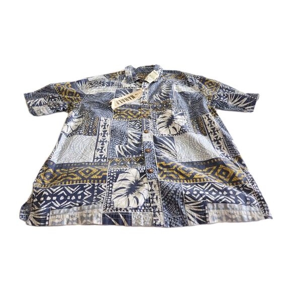 Kahala 1936 New With Tags Bali Hawaiian Shirt Made In Hawaii Men Size Large - Picture 3 of 16